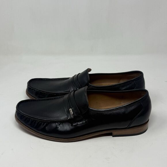 Samuel Windsor Loafers Mens 12 Black Leather Slip On Dress Casual Business main image 6